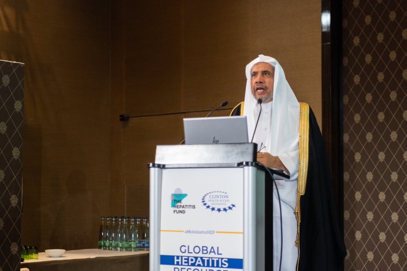 His Excellency Sheikh Dr. Mohammad Al-issa, attended the Global Hepatitis Resource Mobilization Conference in Geneva, Switzerland, as the guest of honor