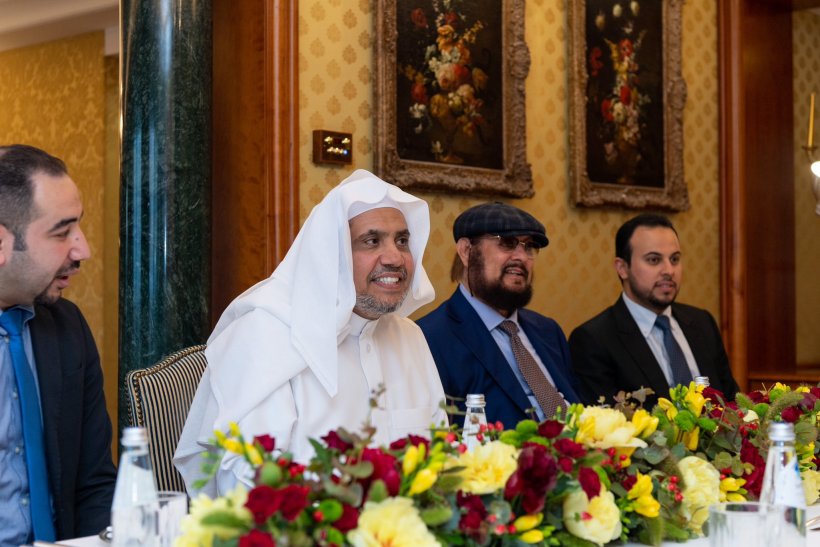 The Secretary General of the Muslim World League had a lunch meeting with the Vatican secretary of state