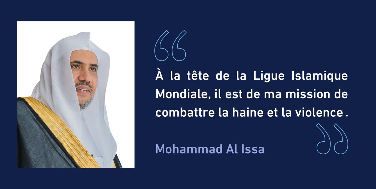 À la tête de la Ligue Islamique Mondiale , la mission de Mohammad Alissa a toujours été de combattre les forces de la haine et de la violence.