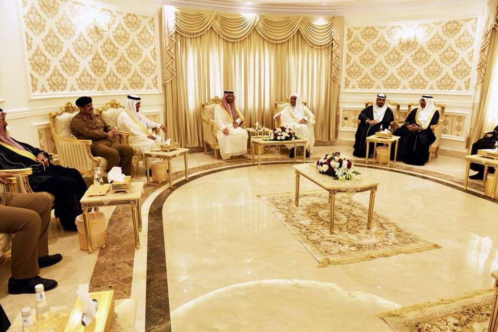 HRH Prince Abdullah bin Bandar bin Abdulaziz, Deputy Governor of Makkah Region, visits the Secretary-General of the Muslim World League