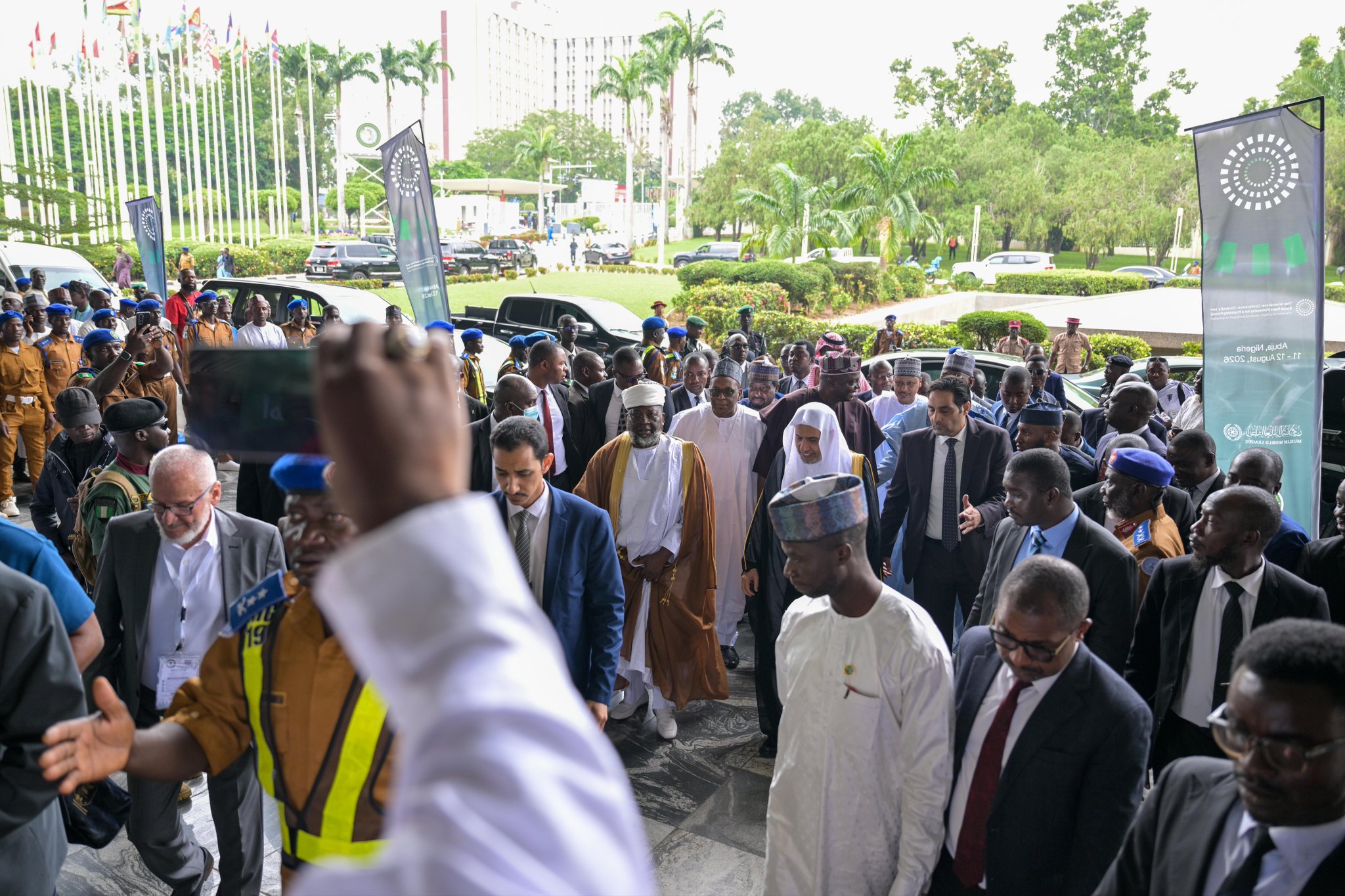 Photos from the international conference held in Abuja, the capital of Nigeria, under the patronage of H.E. the President, and with the participation of H.E. Sheikh Dr. Mohammed Al-Issa, regarding the MWL’s initiative on “Social Peace in West Africa”