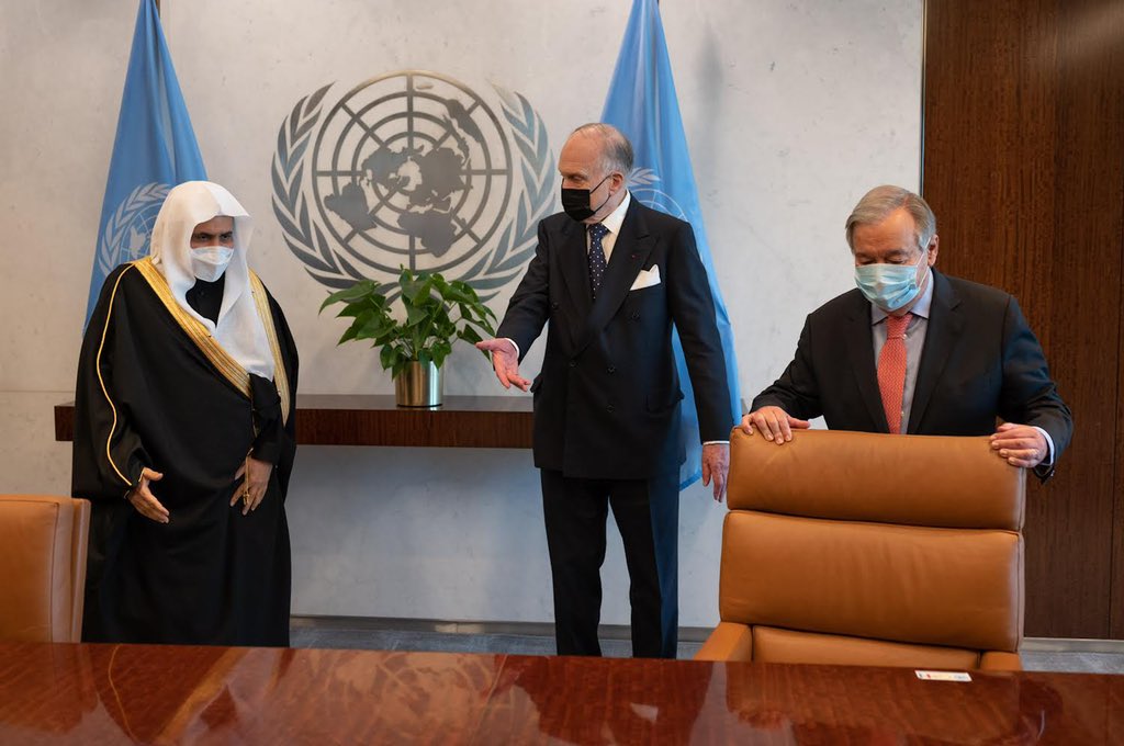 The UN’s antonioguterres met with Mohammed Alissa