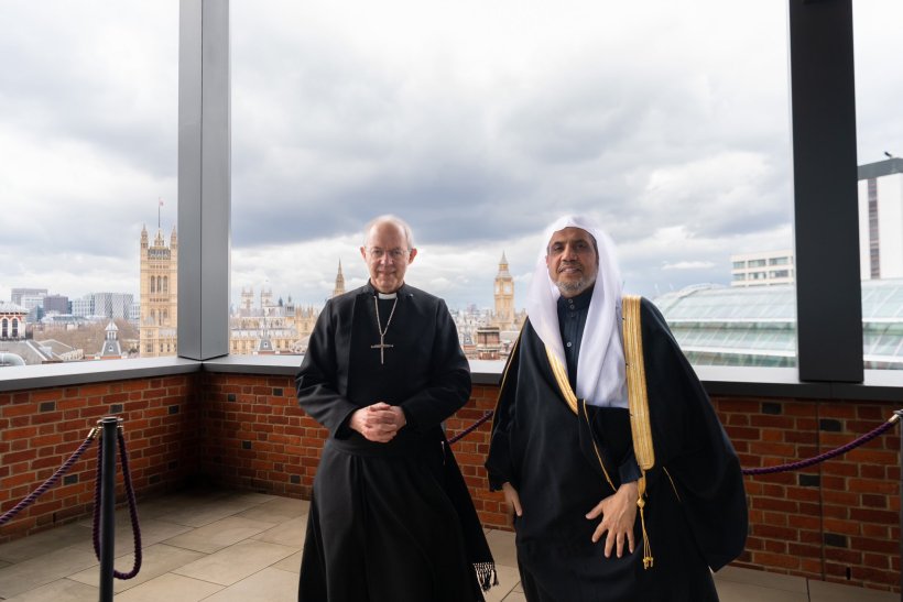 HE Justin Welby, Archbishop of Canterbury, hosted HE Sheikh Dr.Mohamma Alissa, the SG of the MWL, for lunch at Lambeth Palace, London