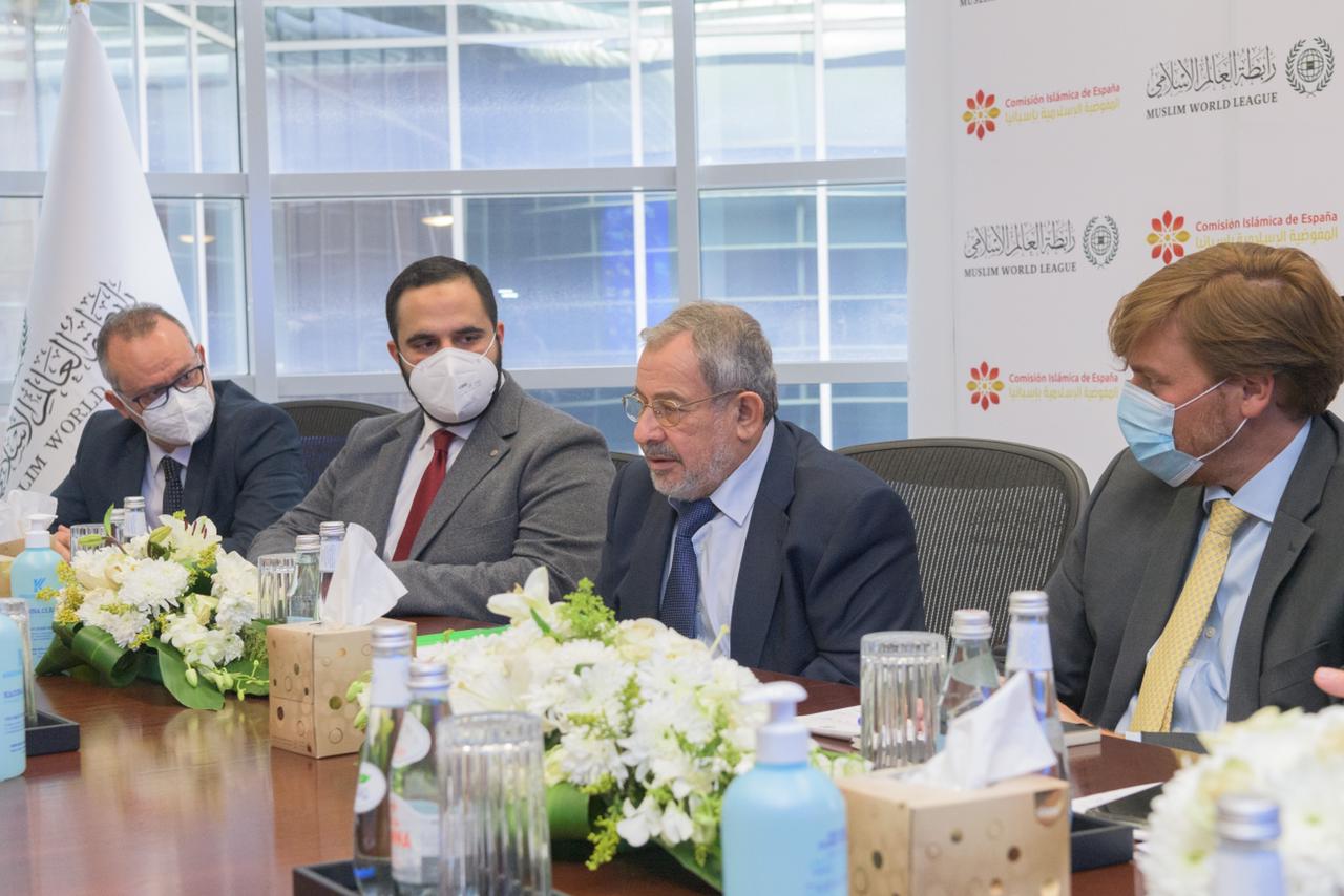 HE Dr. Mohammad Alissa welcomed the Honorable President of the Islamic Commission in Spain, Dr. Aiman Adlbi