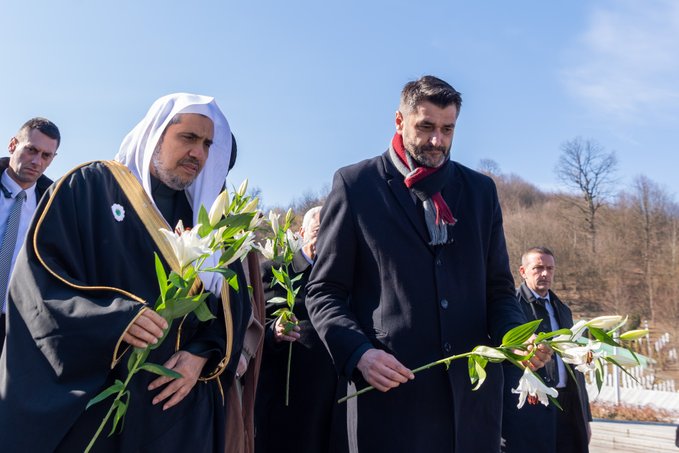 Mohammad Alissa visited the Srebrenica Memorial Center in Bosnia-Herzegovina