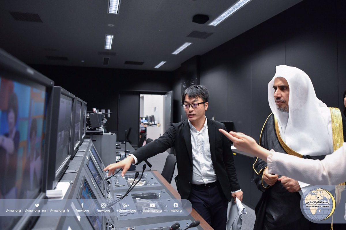 HE Dr. Mohammad A. Alissa, Secretary General of the Muslim World League, is hosted by the most renowned Japanese TV Channel