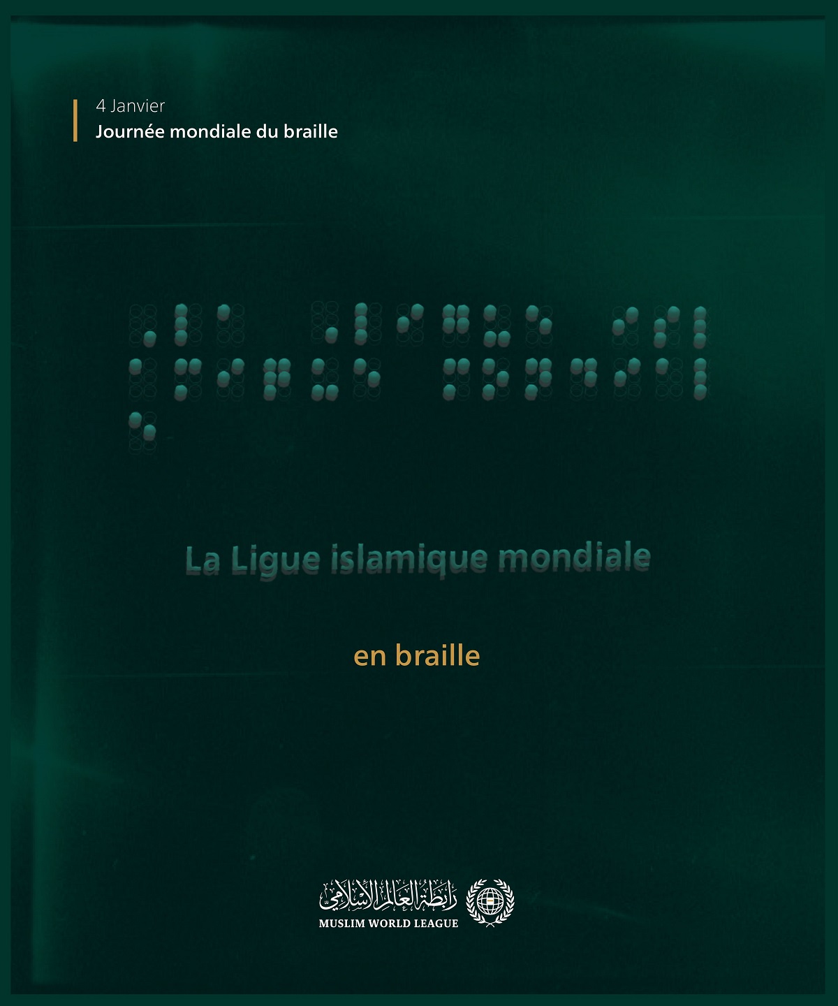 Aujourd’hui, nous célébrons avec le monde un langage qui a changé la vie des personnes atteintes de cécité. Journée mondiale du braille