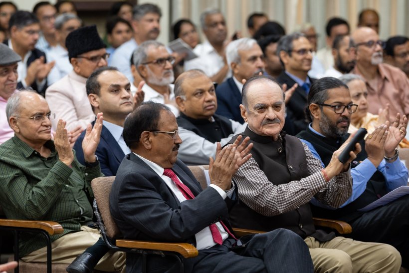 His Excellency Sheikh Dr.Mohammad Al-Issa, the Secretary-General of the MWL and Chairman of the Organization of Muslim Scholars, delivered a lecture at the Vivekananda International Foundation in New Delhi