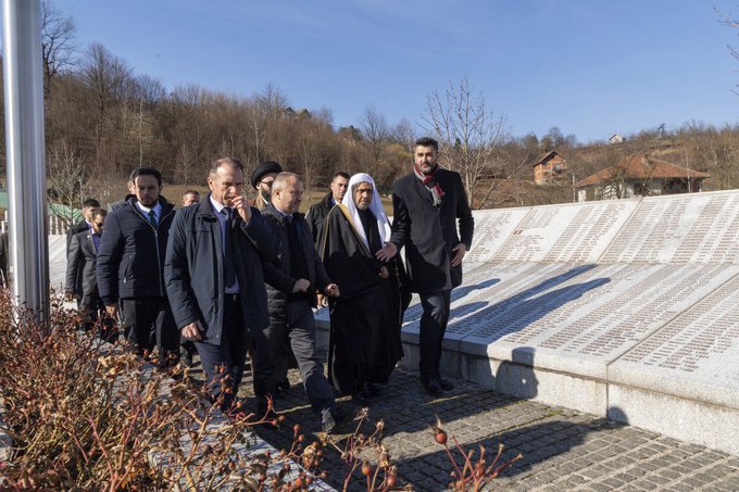 HE Dr. Mohammad Alissa led a delegation to the Srebrenica Memorial Center earlier this year