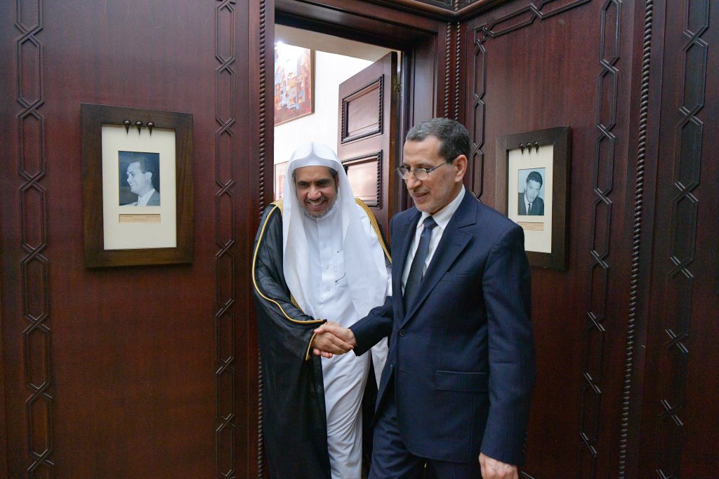 Le chef du gouvernement marocain, D. Sard Dine Othmani reçoit le SG de la Ligue