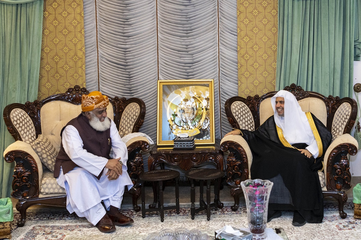 Mohammad Alissa rencontre à Islamabad cheikh Maulana Fazlur Rahman, Pdt de l’Association des savants musulmans