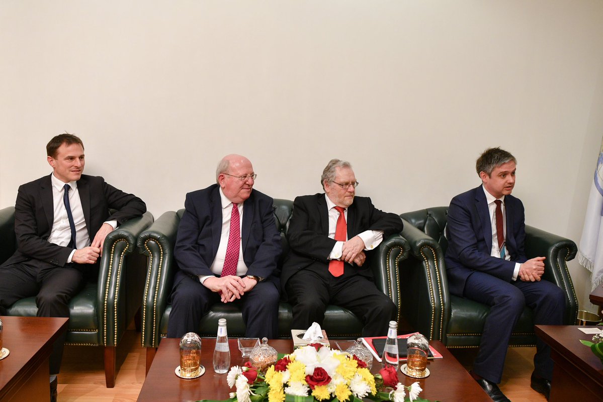 HE MWL SG Sheikh Dr. Mohammad Alissa meets at his Riyadh Office with a parliamentary delegation from the British Labour Party