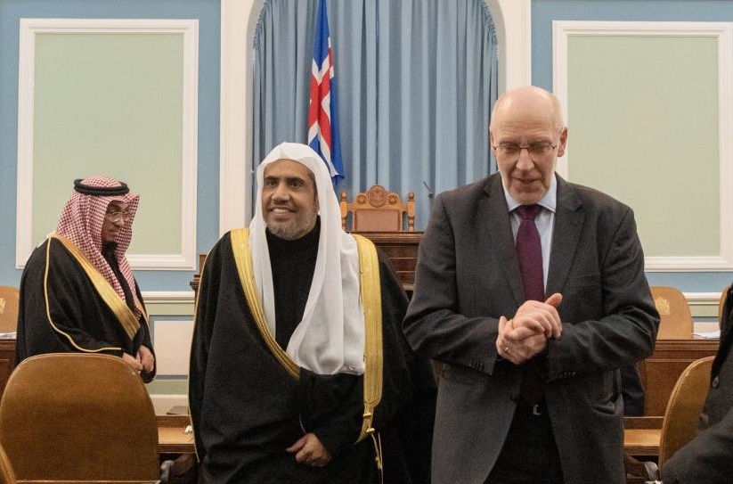 التقى معالي الشيخ د. محمد العيسى‬⁩ بمعالي رئيس البرلمان الآيسلندي السيد ستاينغريمور سيغفوسون وعددٍ من البرلمانيين بمقر البرلمان في مدينة ريكيافيك