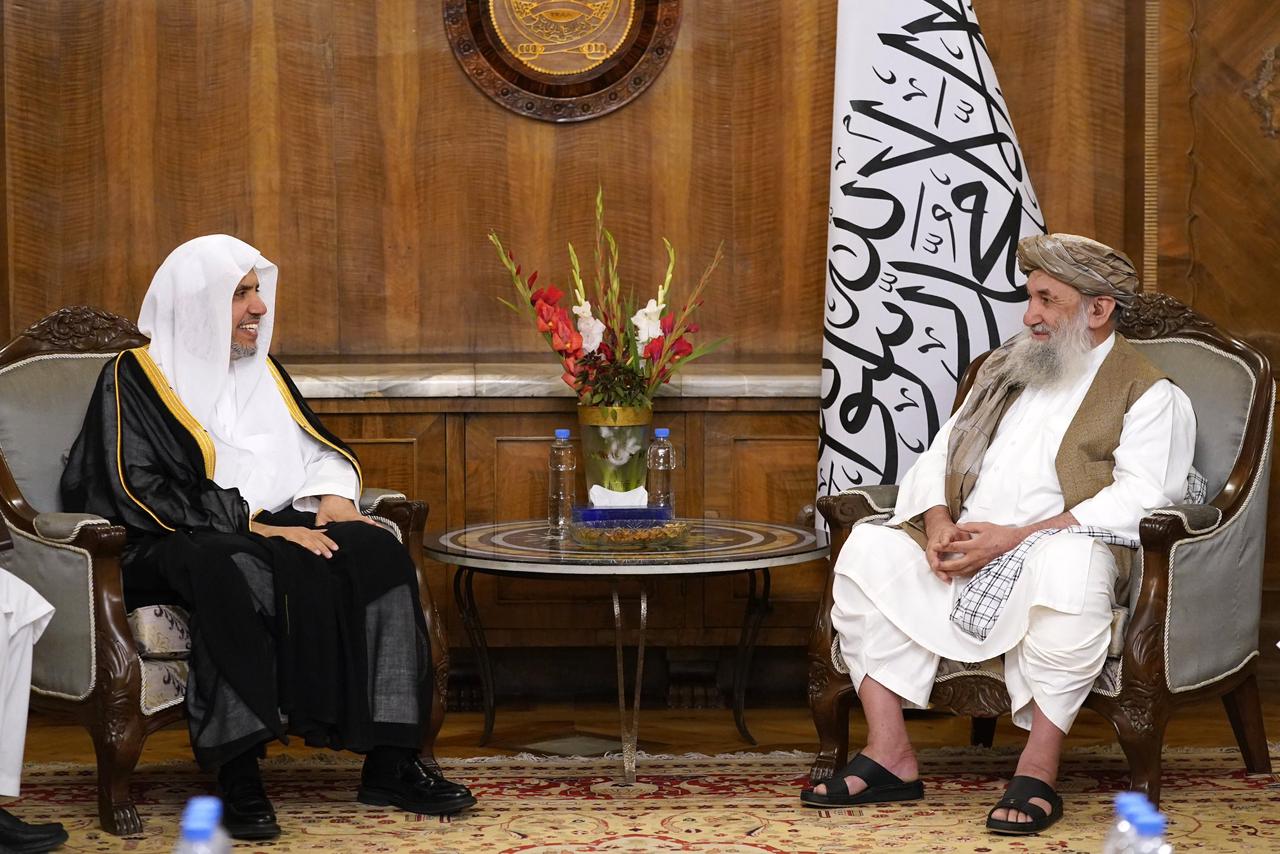 في سياق احتفاءٍ كبير بأوّل زيارةٍ لرابطة العالم الإسلامي.. رئيس وزراء أفغانستان يستقبل الأمين العام لرابطة العالم الإسلامي في العاصمة "كابل"