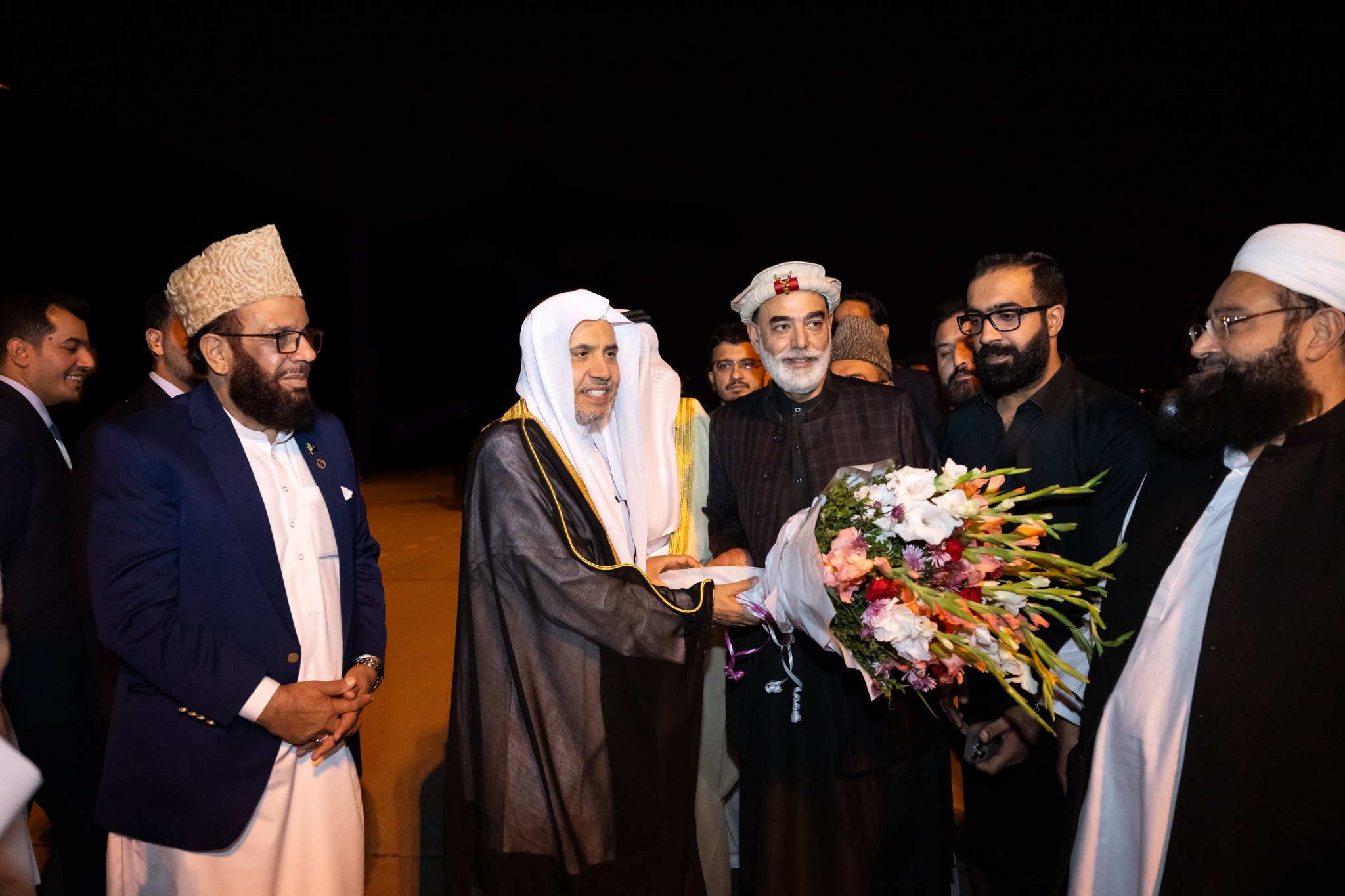 Yang Mulia Sekretaris Jenderal Liga Muslim Dunia, Ketua Organisasi Ulama Muslim, Syekh Dr. Mohammed Alissa , telah tiba di ibu kota Pakistan, "Islamabad"