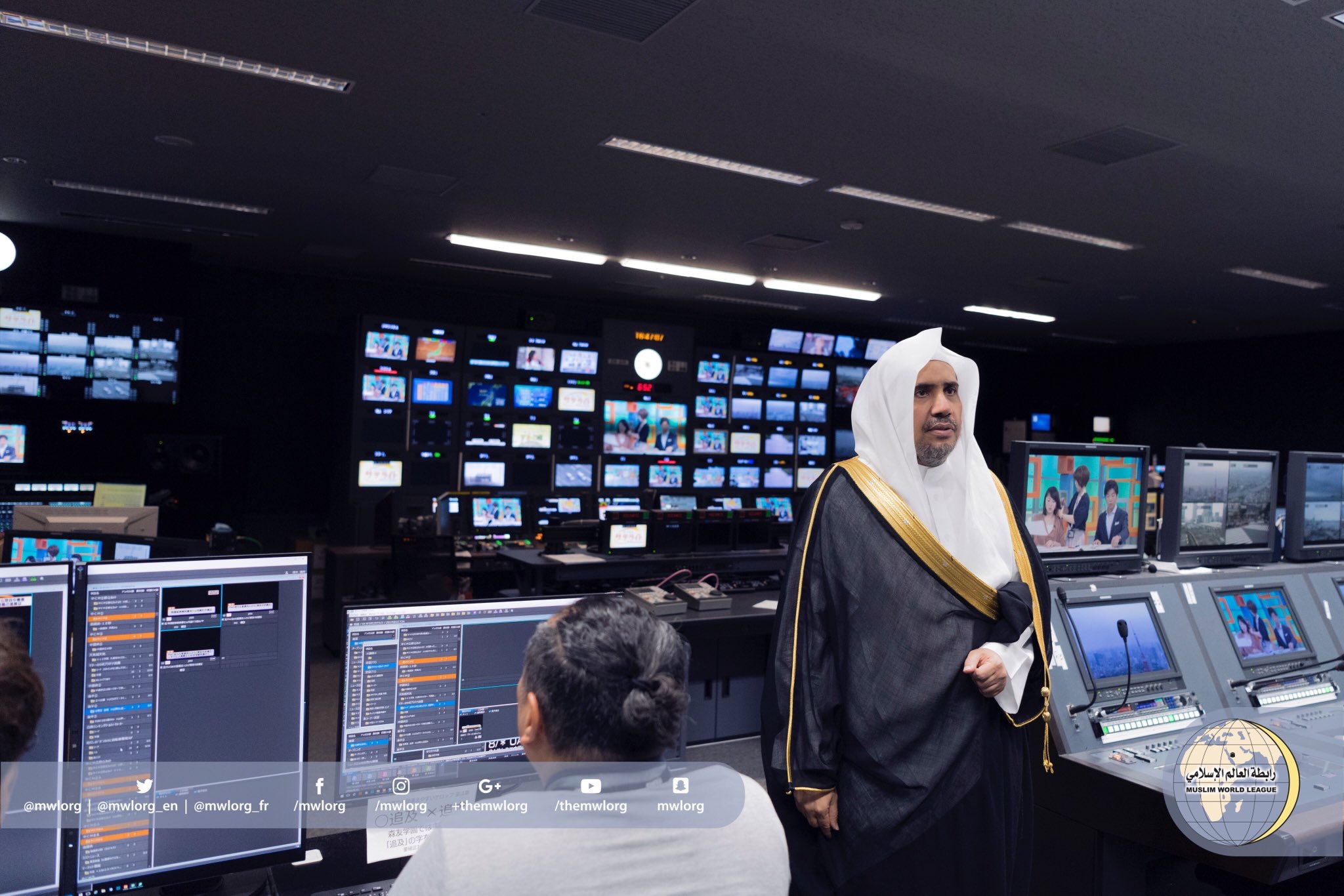 ‏معالي الأمين العام مستضافاً في أشهر المحطات التلفزيونية اليابانية 