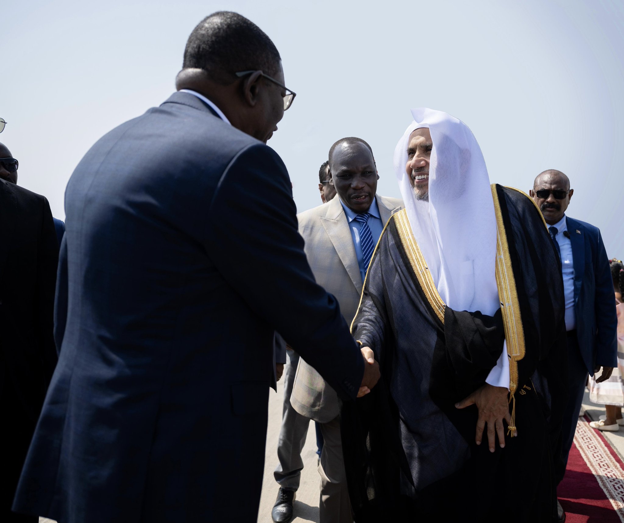 Yang Mulia Sekretaris Jenderal LMD, Ketua Organisasi Ulama Muslim, Syekh Dr. Mohammed Alissa , telah tiba di Republik Sudan.