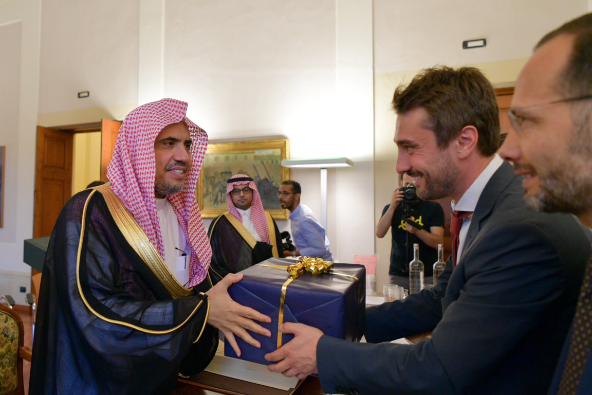 The SG of the MWL Dr. Mohammed Alissa meets the Mayor of SestoFiorentino, Italy.