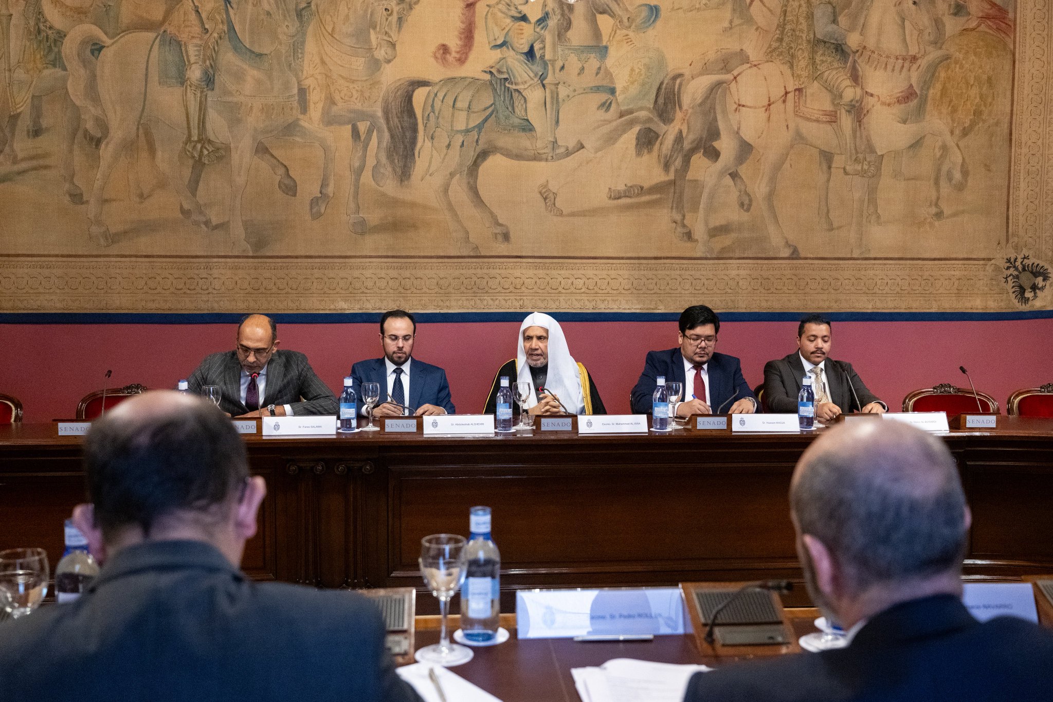 رئيس مجلس الشيوخ الإسباني يستقبل الأمين العام لرابطة العالم الإسلامي
