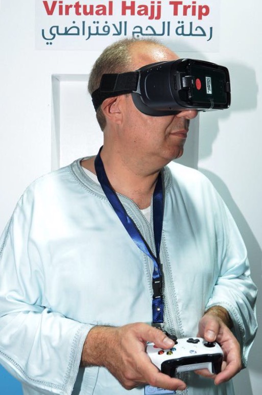 MWL's guest is viewing virtual hajj trip