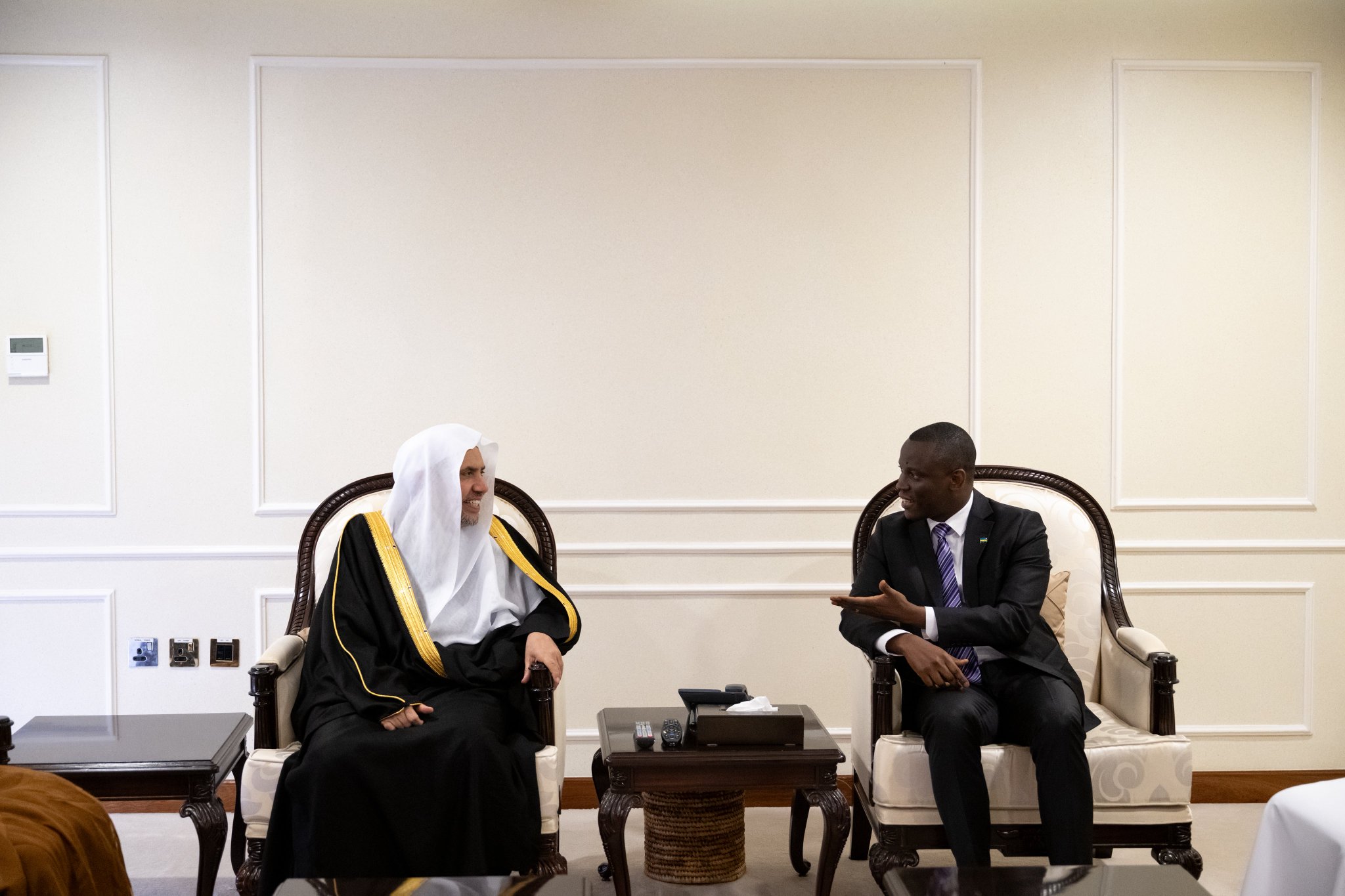 El Secretario General,  el Sheij Mohammed Alissa ha llegado a la capital ruandesa, Kigali