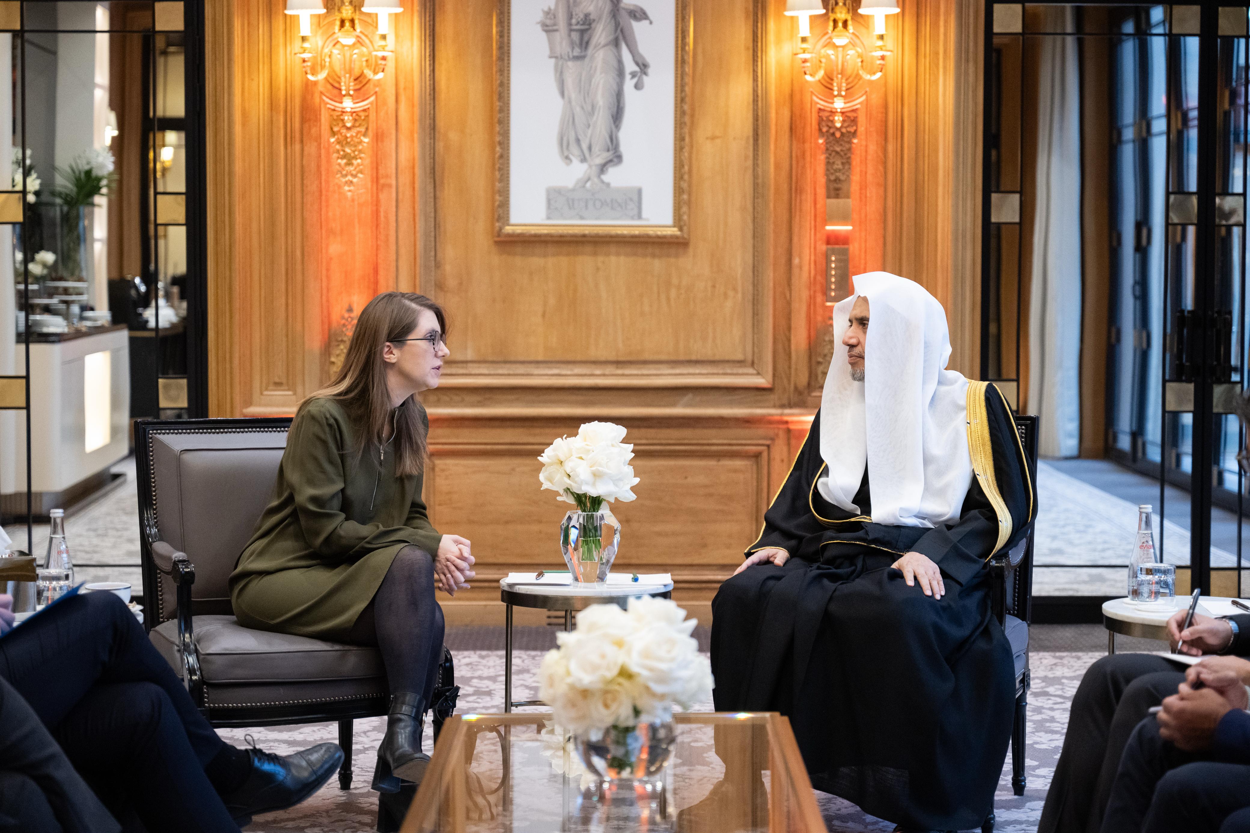 في إطار تلبيته لدعوة مراكز الفكر والدراسات": الأمين العام لرابطة العالم الإسلامي يلتقي عدداً من الوزراء الفرنسيين