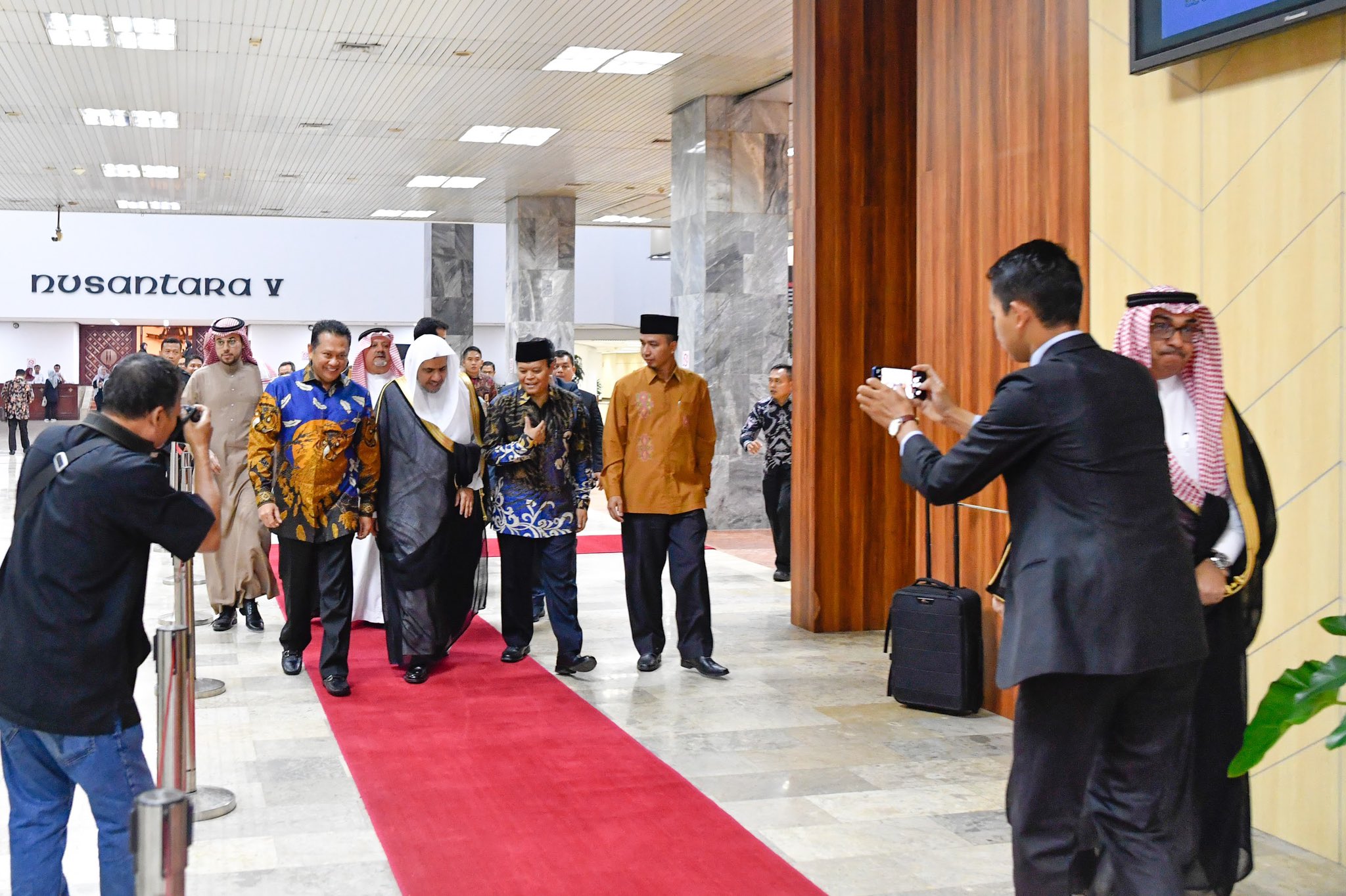 HE Dr. Mohammad Alissa was welcomed by the People's Consultative Assembly of Indonesia to speak before its members