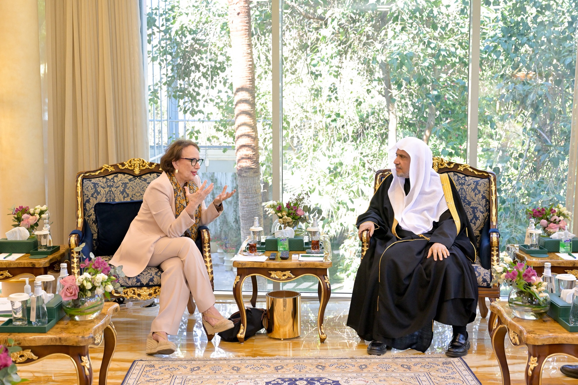 H.E. Sheikh Dr. Mohammed Al-issa, Secretary-General, met with H.E. Ms. Rebeca Grynspan, Secretary-General of the UN Trade and Development