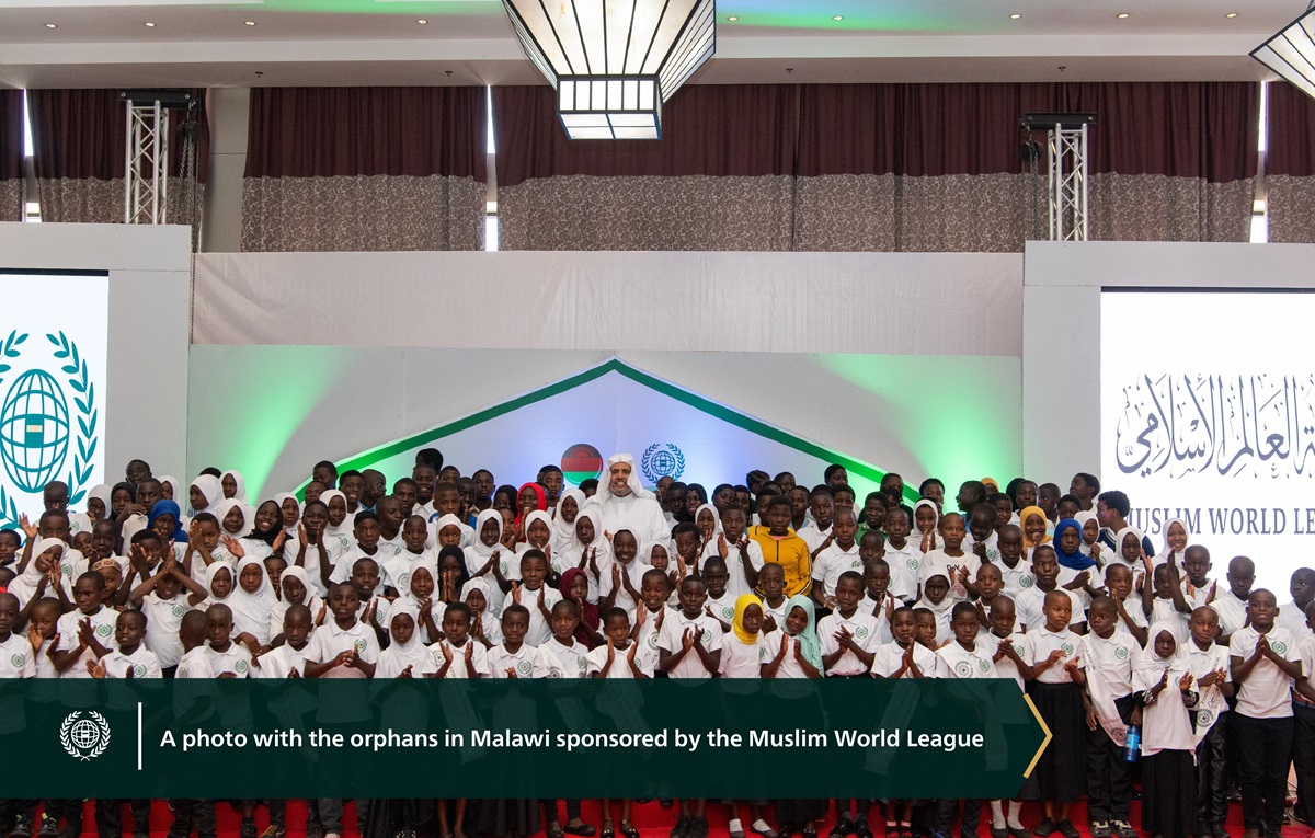In tribute to the sponsorship of 6,000 orphans by the Muslim World League, the organization inaugurated its orphan programs in the Republic of Malawi.