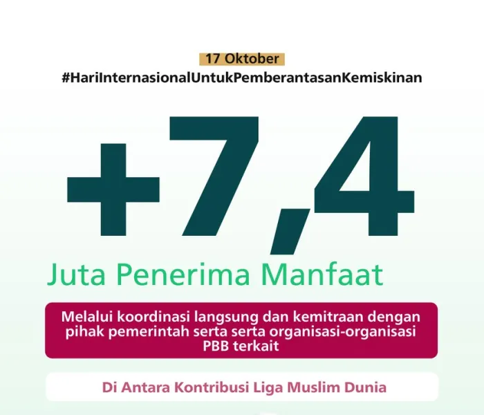 Liga Muslim Dunia terus melanjutkan kontribusi keislaman dan kemanusiaannya di seluruh dunia, melalui berbagai proyek dan inisiatif unggulan, yang dampaknya menjangkau jutaan penerima manfaat.