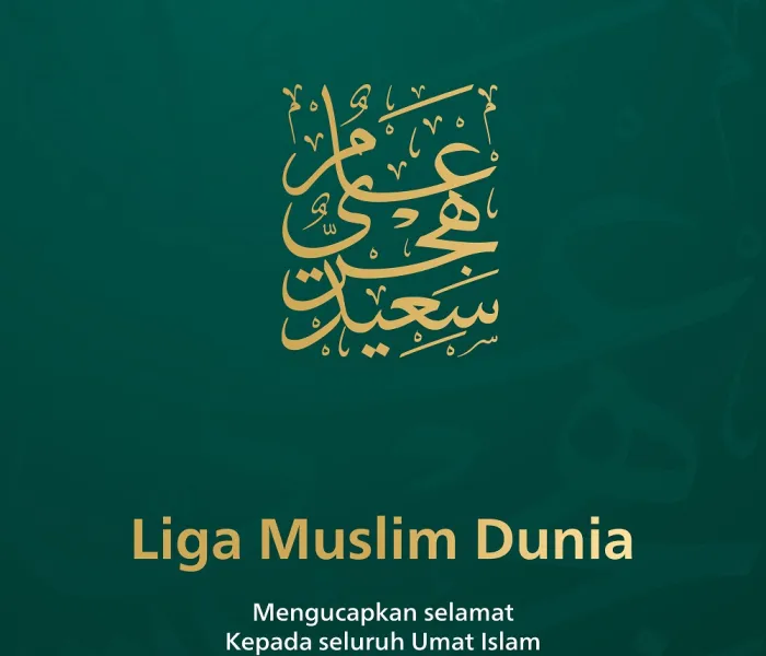 Liga Muslim Dunia mengucapkan selamat tahun baru Hijriah untuk semua! Semoga Tahun Baru Hijriah 1445H menjadi tahun yang penuh berkah bagi semua.