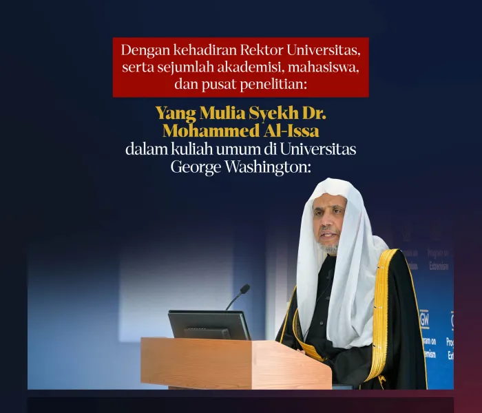 Dengan kehadiran Rektor Universitas George Washington, Ibu Ellen M. Granberg, serta sejumlah akademisi, mahasiswa, dan pusat penelitian: