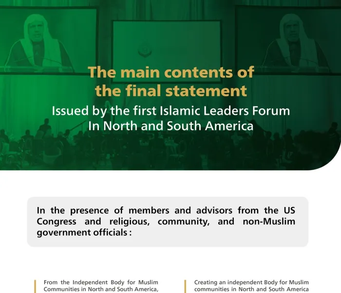 Highlights from the statement issued by Dr. Mohammad Alissa at the Forum of Islamic Leaders in North and South America from Washington, DC: