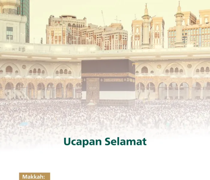 Ucapan selamat dari Liga Muslim Dunia atas keberhasilan ibadah haji tahun 1446 H ini: