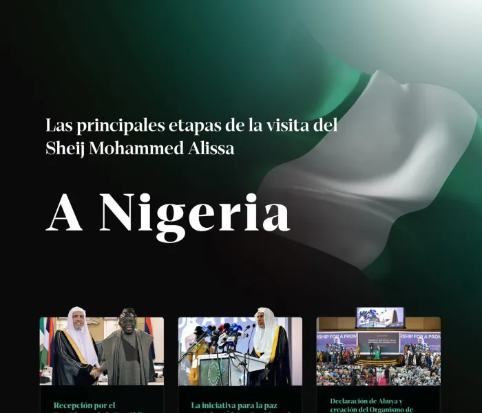 Las principales etapas de la visita a Nigeria del Sheij Mohammed Alissa , Secretario General y Presidente del Consejo de Ulemas