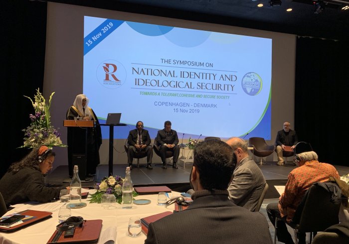 Ce matin à Copenhague, le D.Mohammad Alissa a rejoint le Conseil scandinave pour les relations en vue du colloque sur l'identité nationale et la sécurité idéologique.LIM Danemark.