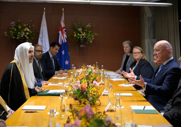 The Governor-General and Prime Minister of New Zealand Receive the Secretary-General of the Muslim World League