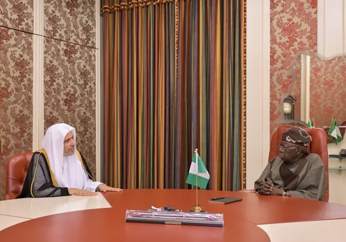 رئيسُ جمهورية نيجيريا يستقبل أمينَ عام رابطة العالم الإسلامي