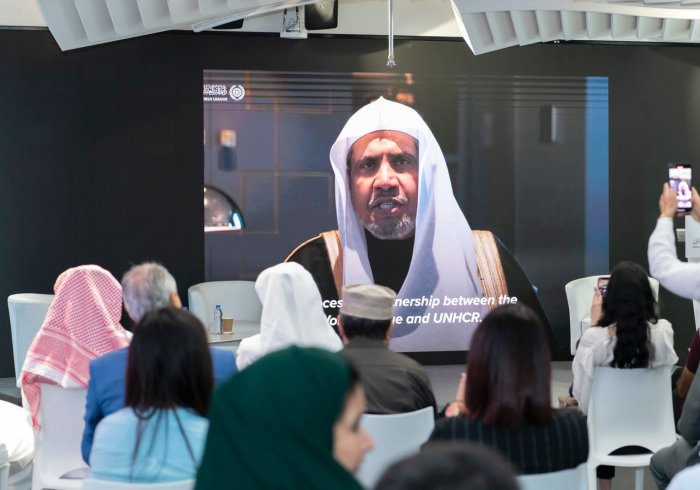 In partnership with the Muslim World League, the UNHCR issues its semi-annual report on Islamic charitable work from Expo