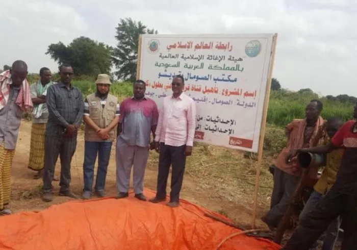  the Muslim World League is implementing the waterways project in Somalia 