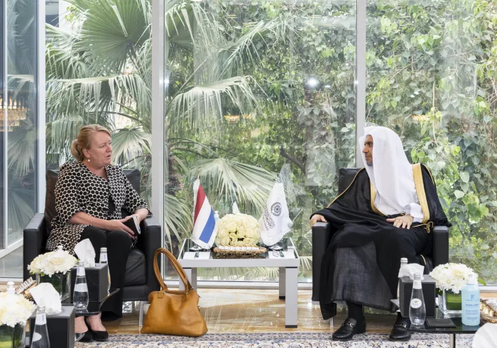 Mohammad Alissa a reçu Riyad, Mme Janet Alberda l’Ambassadrice du Royaume des Pays-Bas auprès du Royaume d’Arabie Saoudite
