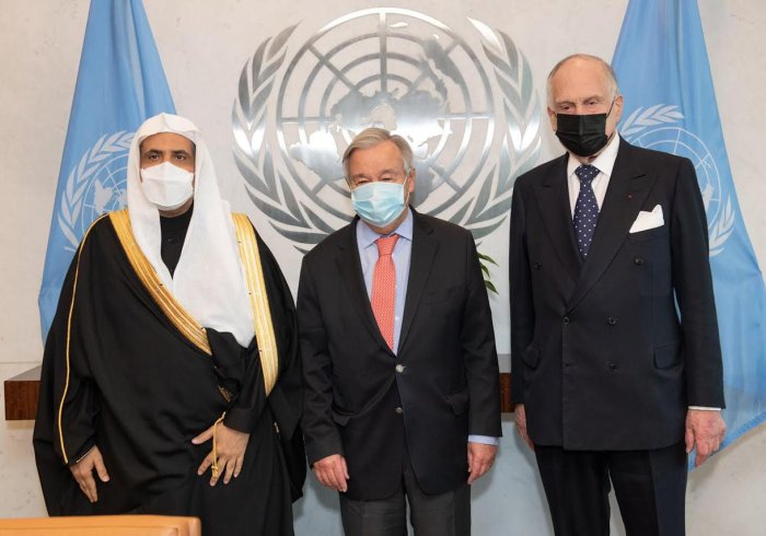 الأمين العام للأمم المتحدة يستقبل معالي الأمين العام لرابطة العالم الإسلامي بمقرّ المنظمة في نيويورك