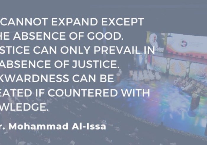 Evil cannot expand except in the absence of good