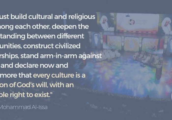 Cultural diversity is a reflection of God's will, so it is paramount to build ties and stand together against hatred