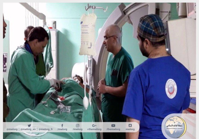 A medical team from the MWL arrived in Mauritania to save a woman’s heart and  her twins. The team worked daily for save more than 60 people