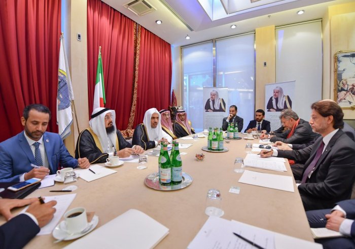 HE MWL SG Dr. Alissa meets in Rome the chairman &members of the Italian Human Rights Observatory.