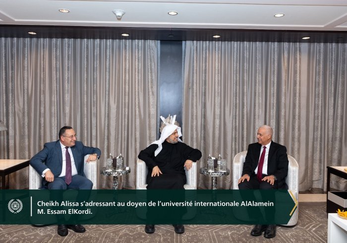 Dans le cadre de sa visite en Egypte :