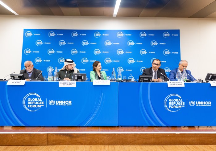 On behalf of the Muslim World League, Mr. Abdulwahab Alshehri, Assistant Secretary-General for Corporate Communication at the MWL, spoke at the organization’s discussion panel at the Global Refugee Forum in Geneva