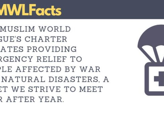 MWL operates extensive emergency relief programs for individuals affected by conflict & natural disasters around the world.