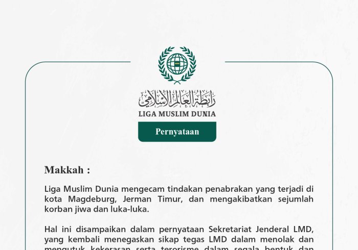 Pernyataan dari Liga Muslim Dunia: